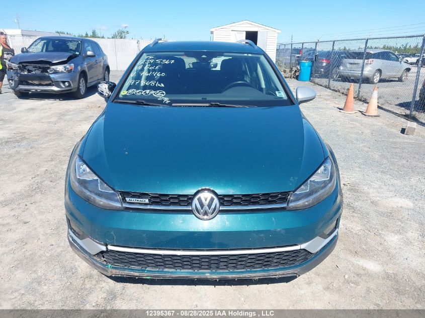 2018 Volkswagen Golf Alltrack 1.8 Tsi VIN: 3VWM17AU6JM761460 Lot: 12395367