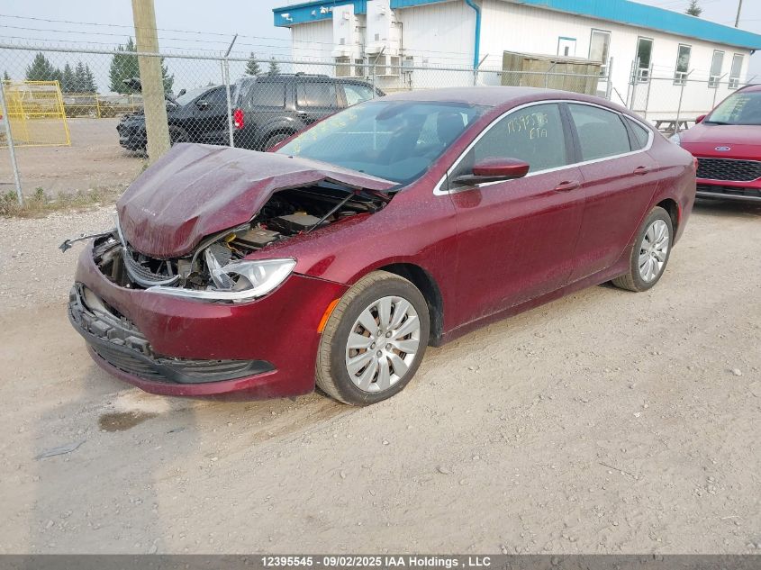 2015 Chrysler 200 Lx VIN: 1C3CCCFB5FN729268 Lot: 12395545