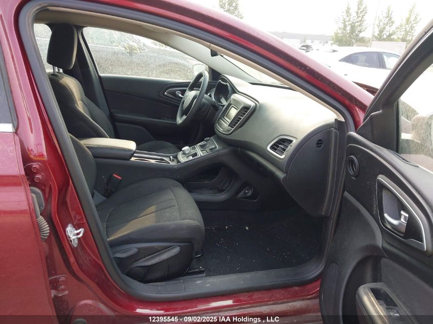 2015 Chrysler 200 Lx VIN: 1C3CCCFB5FN729268 Lot: 12395545