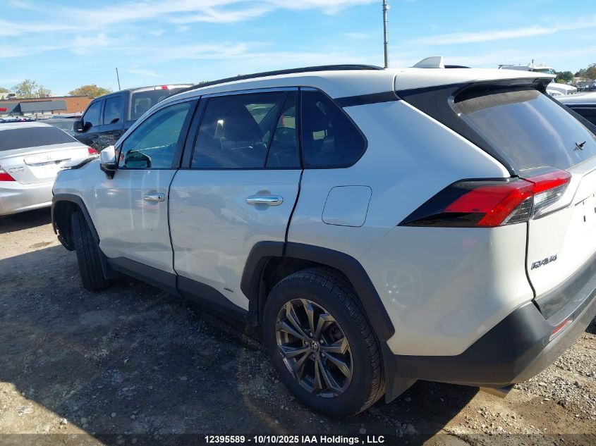 2022 Toyota Rav4 Limited VIN: 2T3DWRFV7NW137804 Lot: 12395589