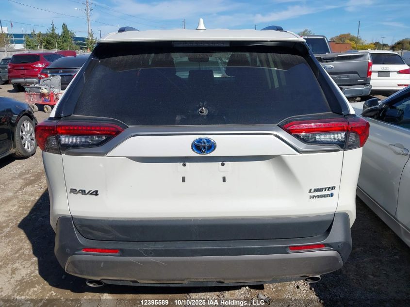 2022 Toyota Rav4 Limited VIN: 2T3DWRFV7NW137804 Lot: 12395589