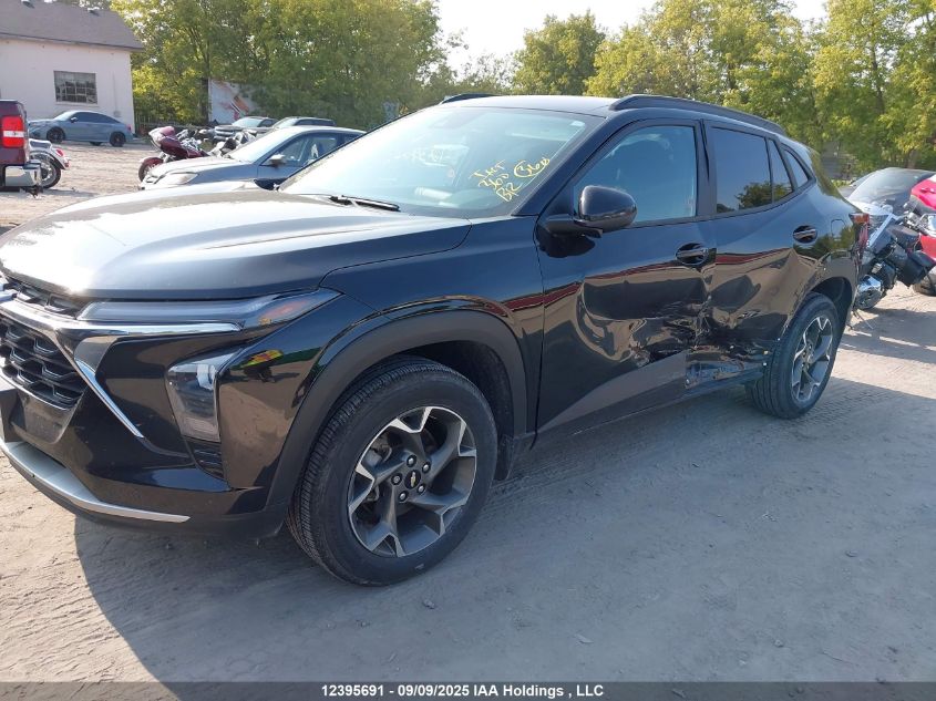 2025 Chevrolet Trax 1Lt VIN: KL77LHE26SC016927 Lot: 12395691