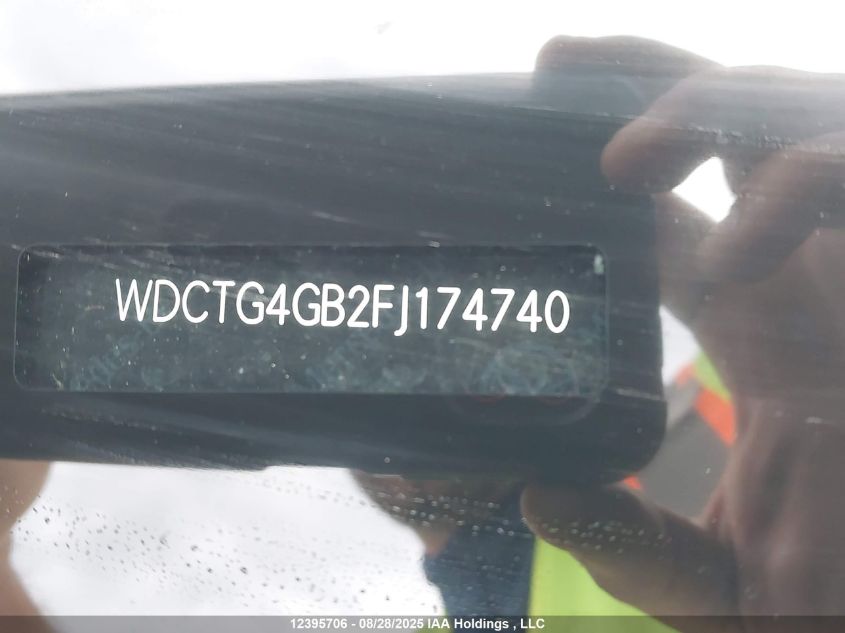 2015 Mercedes-Benz Gla 250 4Matic VIN: WDCTG4GB2FJ174740 Lot: 12395706