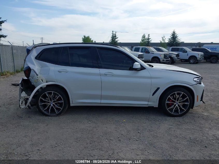 2022 BMW X3 xDrive30I VIN: 5UX53DP08N9L33574 Lot: 12395794