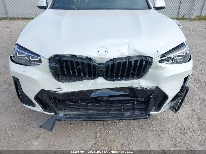 2022 BMW X3 xDrive30I VIN: 5UX53DP08N9L33574 Lot: 12395794