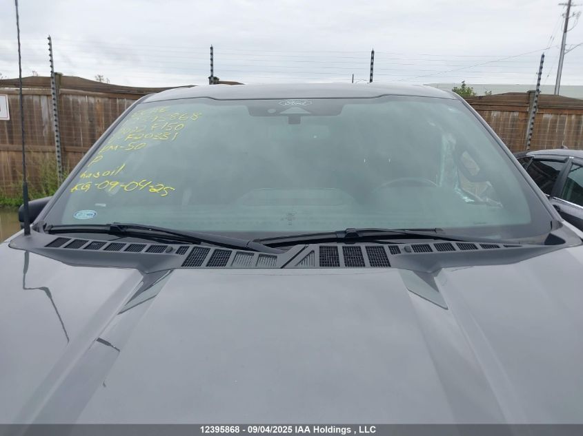 2022 Ford F150 Supercrew VIN: 1FTFW1E81NKF20331 Lot: 12395868