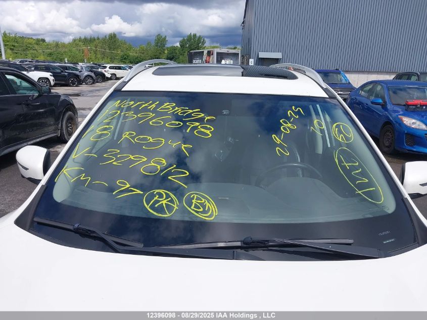 2018 Nissan Rogue S/Sl/Sv VIN: JN8AT2MV5JW329812 Lot: 12396098