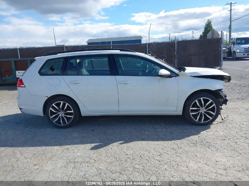 2017 Volkswagen Golf Sportwagen 1.8 Tsi Comfortline/1.8 Tsi Highline/1.8 Tsi Trendline VIN: 3VW017AU9HM518587 Lot: 12396162