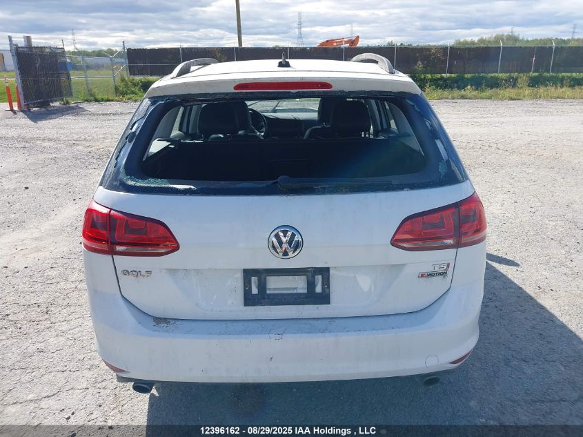 2017 Volkswagen Golf Sportwagen 1.8 Tsi Comfortline/1.8 Tsi Highline/1.8 Tsi Trendline VIN: 3VW017AU9HM518587 Lot: 12396162