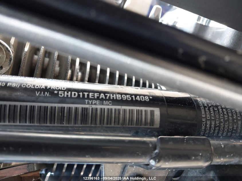 2017 Harley-Davidson Flhtkse Cvo Limited VIN: 5HD1TEFA7HB951408 Lot: 12396163