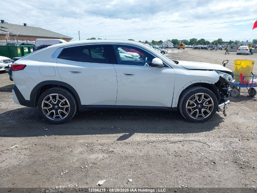 2025 BMW X2 xDrive28I VIN: WBX63GM05S5304017 Lot: 12396215