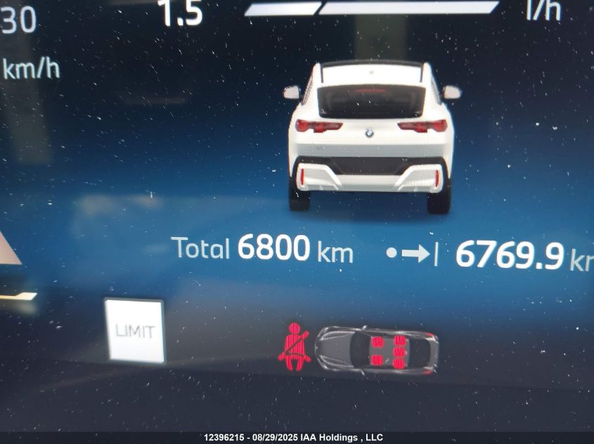 2025 BMW X2 xDrive28I VIN: WBX63GM05S5304017 Lot: 12396215