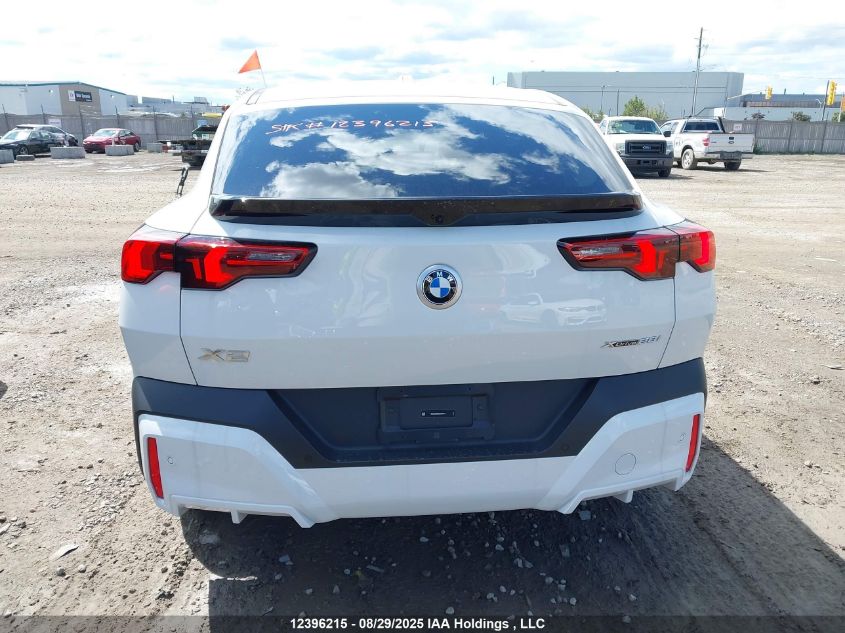 2025 BMW X2 xDrive28I VIN: WBX63GM05S5304017 Lot: 12396215