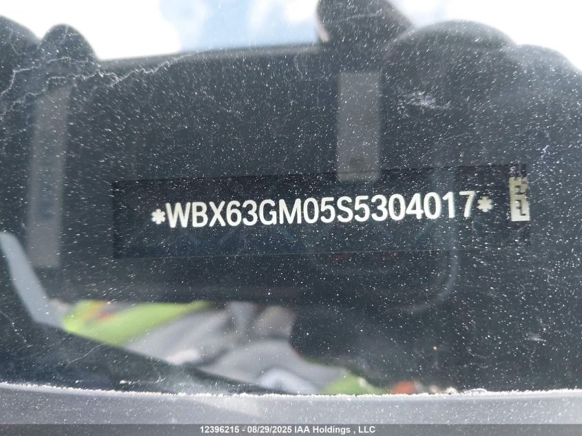 2025 BMW X2 xDrive28I VIN: WBX63GM05S5304017 Lot: 12396215