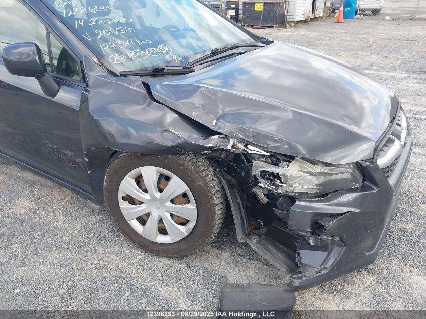 2014 Subaru Impreza VIN: JF1GPAA68E8206510 Lot: 12396293