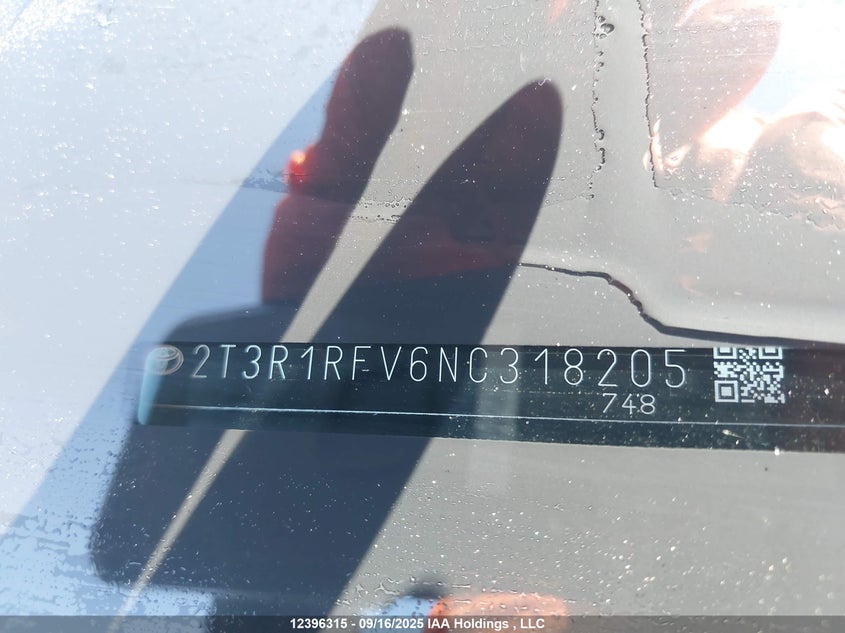 2T3R1RFV6NC318205 2022 TOYOTA RAV 4 photo no. 9
