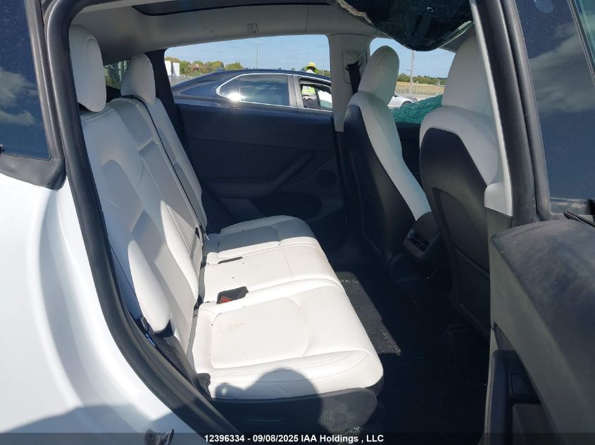 2022 Tesla Model Y Long Range VIN: 7SAYGAEE0NF530814 Lot: 12396334