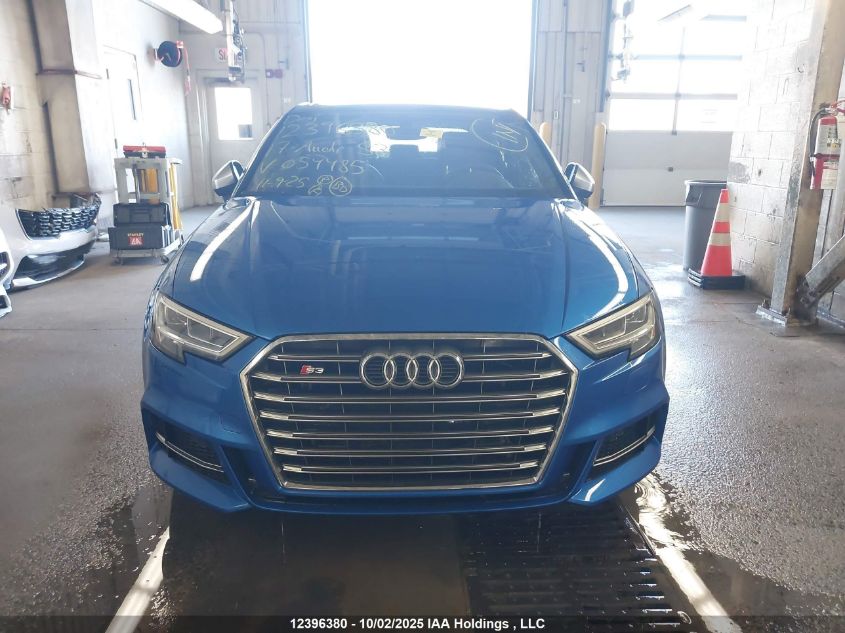 2017 Audi S3 Premium Plus VIN: WAUB1GFF3H1054485 Lot: 12396380