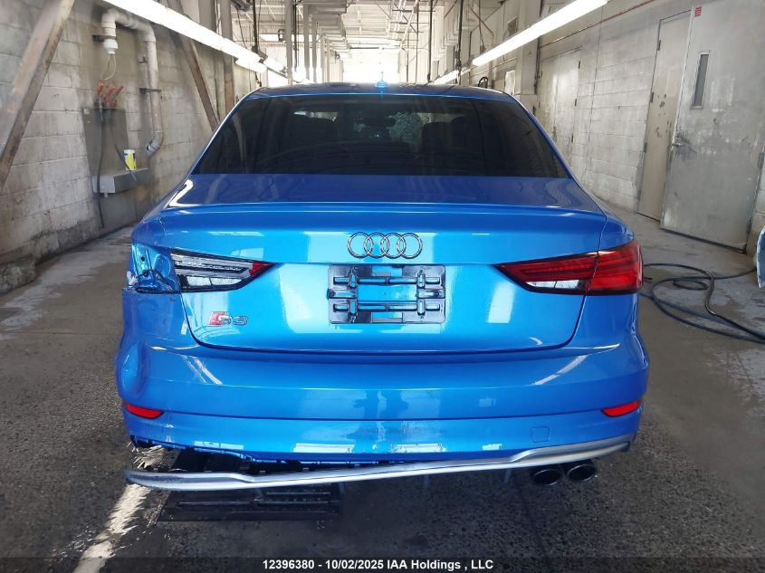 2017 Audi S3 Premium Plus VIN: WAUB1GFF3H1054485 Lot: 12396380