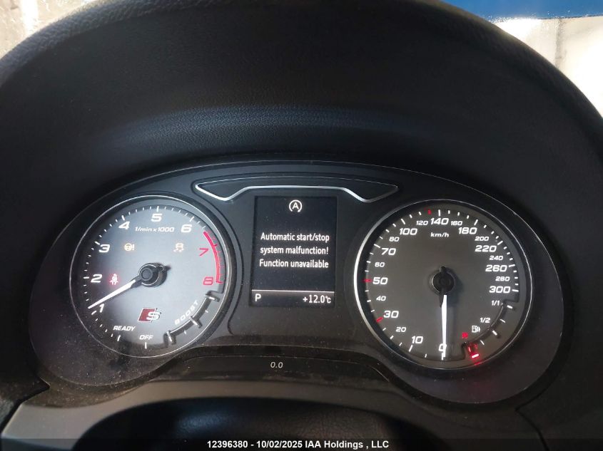 2017 Audi S3 Premium Plus VIN: WAUB1GFF3H1054485 Lot: 12396380