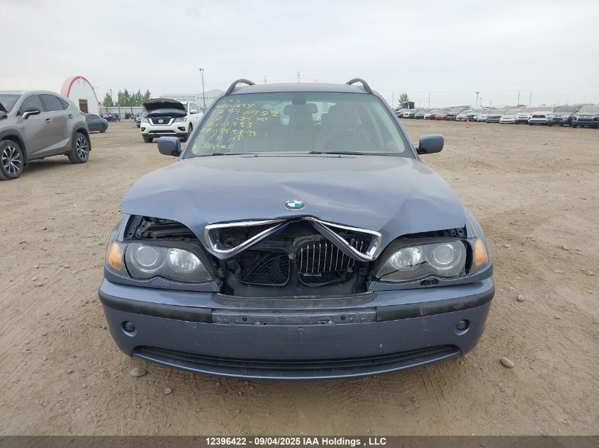 2002 BMW 325Xit VIN: WBAEP33452PF01333 Lot: 12396422