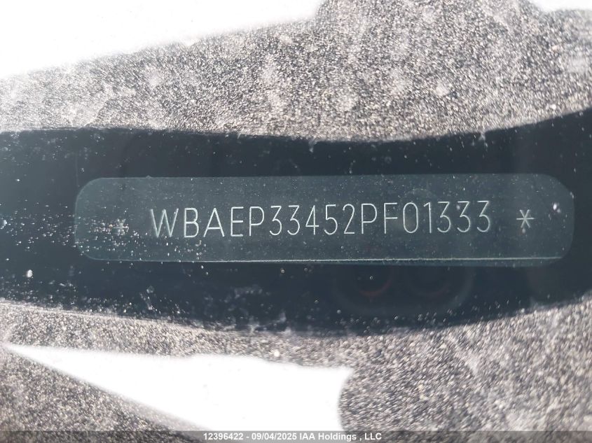 2002 BMW 325Xit VIN: WBAEP33452PF01333 Lot: 12396422