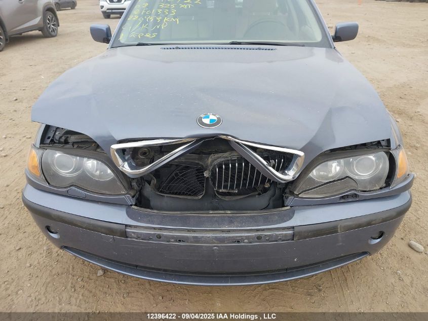 2002 BMW 325Xit VIN: WBAEP33452PF01333 Lot: 12396422