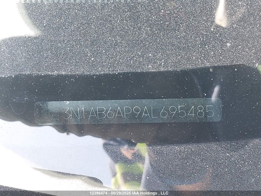 2010 Nissan Sentra 2.0S VIN: 3N1AB6AP9AL695485 Lot: 12396474
