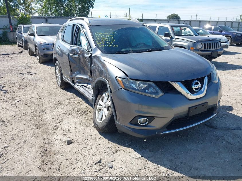 2015 Nissan Rogue S/Sl/Sv VIN: 5N1AT2MV0FC889110 Lot: 12396561