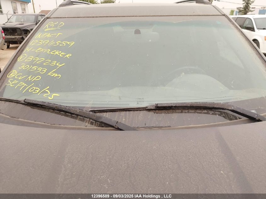 2014 Ford Explorer Xlt VIN: 1FM5K8D85EGB92234 Lot: 12396589