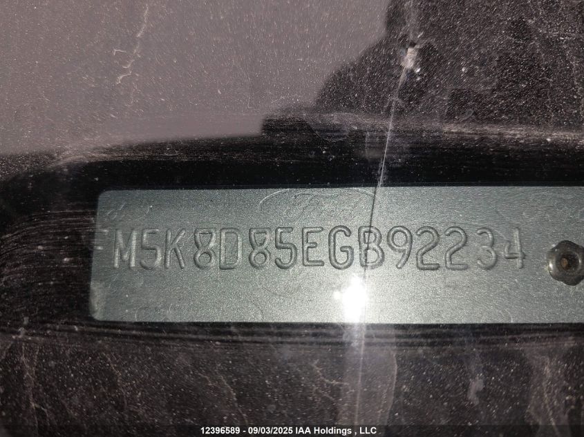 2014 Ford Explorer Xlt VIN: 1FM5K8D85EGB92234 Lot: 12396589