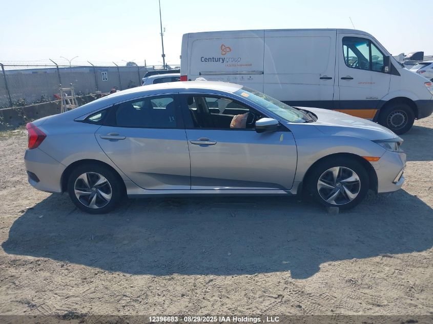 2020 Honda Civic Lx VIN: 2HGFC2F59LH031460 Lot: 12396683