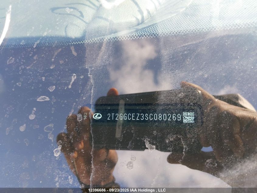 2025 Lexus Nx 350 Premium VIN: 2T2GGCEZ3SC080269 Lot: 12396686