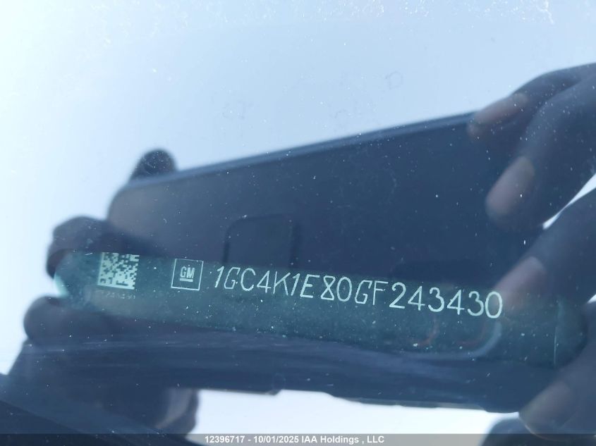 2016 Chevrolet 3500 Silverado VIN: 1GC4K1E80GF243430 Lot: 12396717