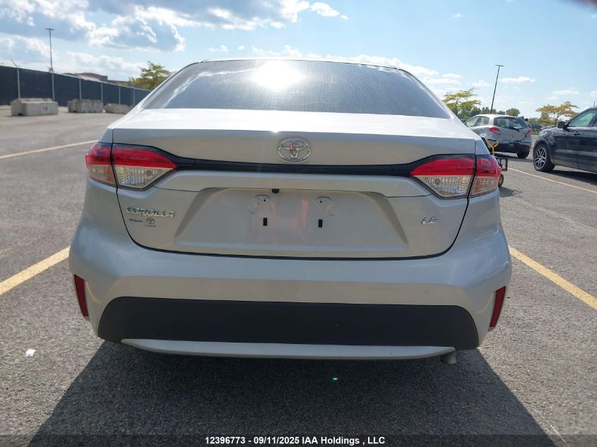 2022 Toyota Corolla Le VIN: 5YFBPMBE7NP323334 Lot: 12396773