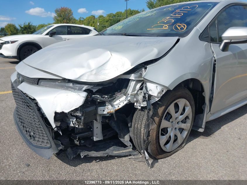 2022 Toyota Corolla Le VIN: 5YFBPMBE7NP323334 Lot: 12396773