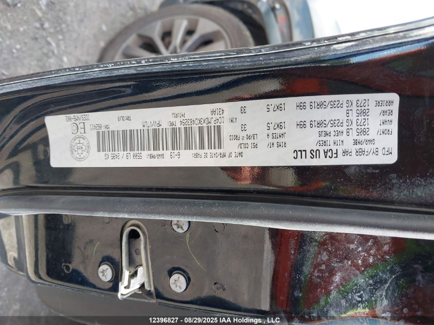 2019 Jeep Cherokee Limited VIN: 1C4PJMDX3KD483294 Lot: 12396827