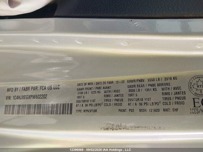 1C4HJXEGXPW602202 2023 JEEP WRANGLER photo no. 19