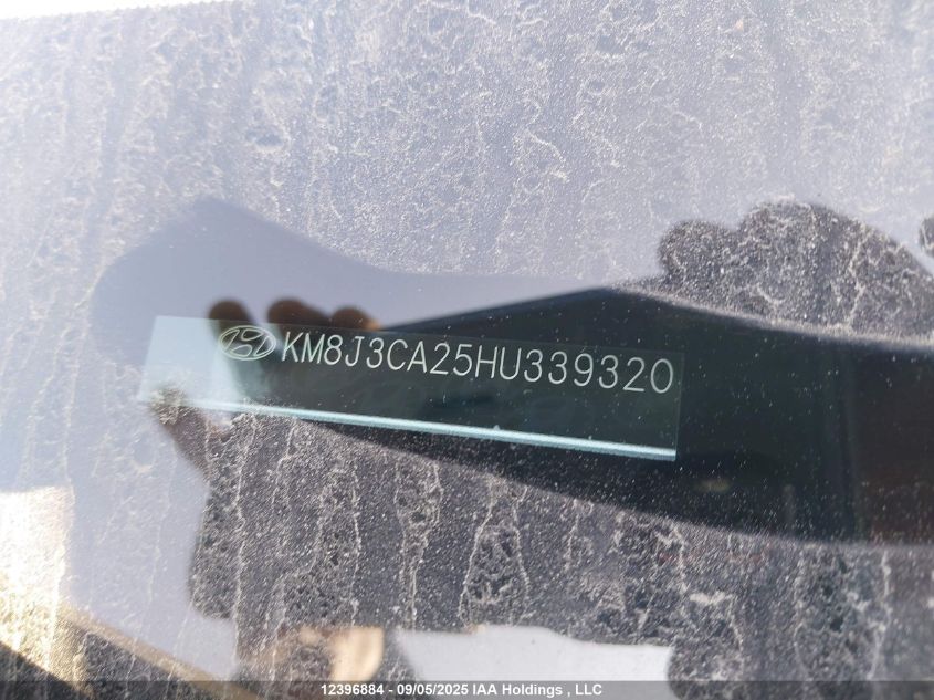 2017 Hyundai Tucson Se VIN: KM8J3CA25HU339320 Lot: 12396884