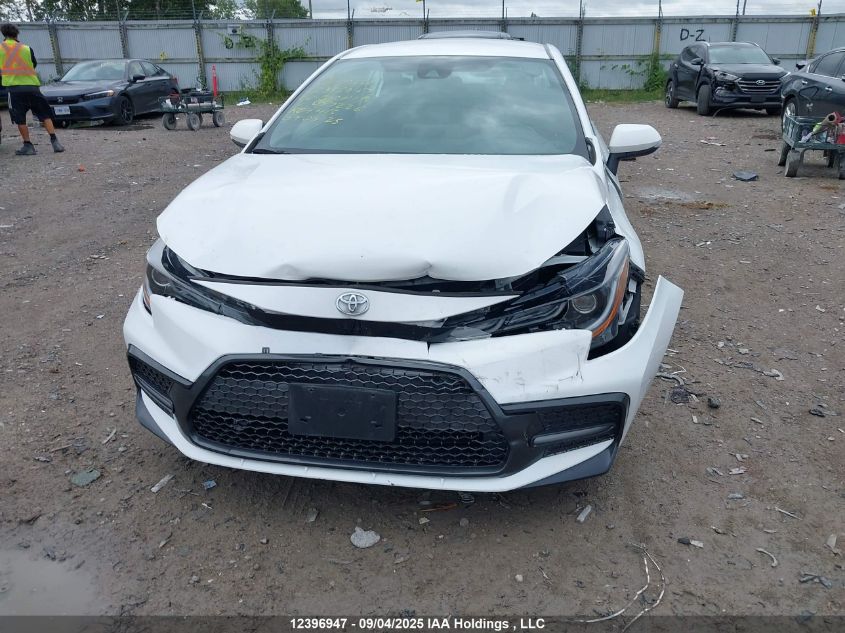 2020 Toyota Corolla Se/Xse VIN: 5YFB4RBE6LP057226 Lot: 12396947