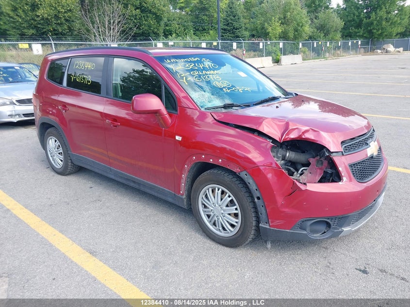KL77P2EM0CK613713 2012 Chevrolet Orlando 1Lt/2Lt auction photo 1
