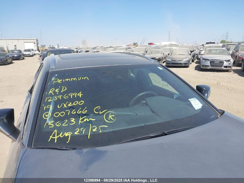 2019 Lexus Ux 200 VIN: JTHY3JBH9K2007666 Lot: 12396994