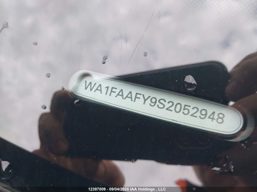 2025 Audi Q5 Prestige 45 VIN: WA1FAAFY9S2052948 Lot: 12397009