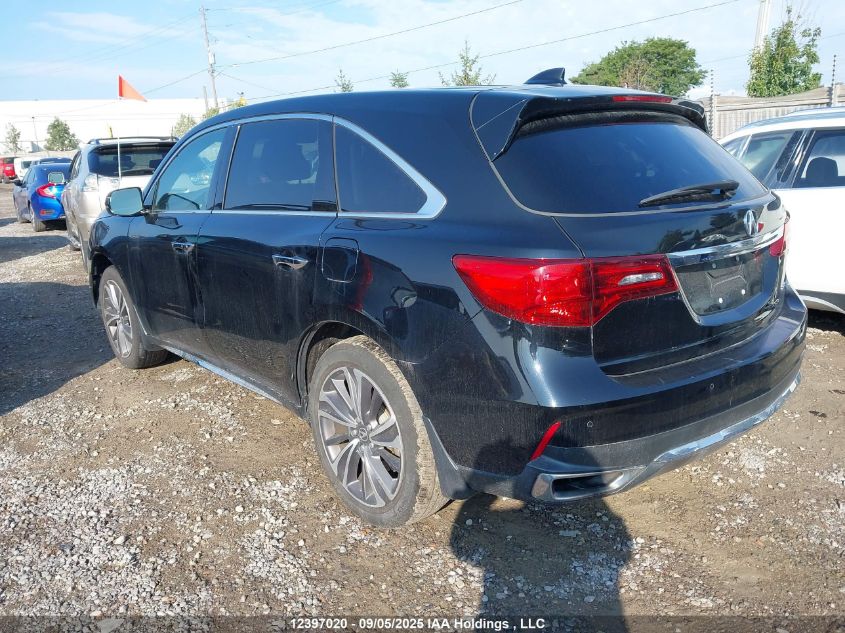2019 Acura Mdx Tech VIN: 5J8YD4H4XKL805237 Lot: 12397020