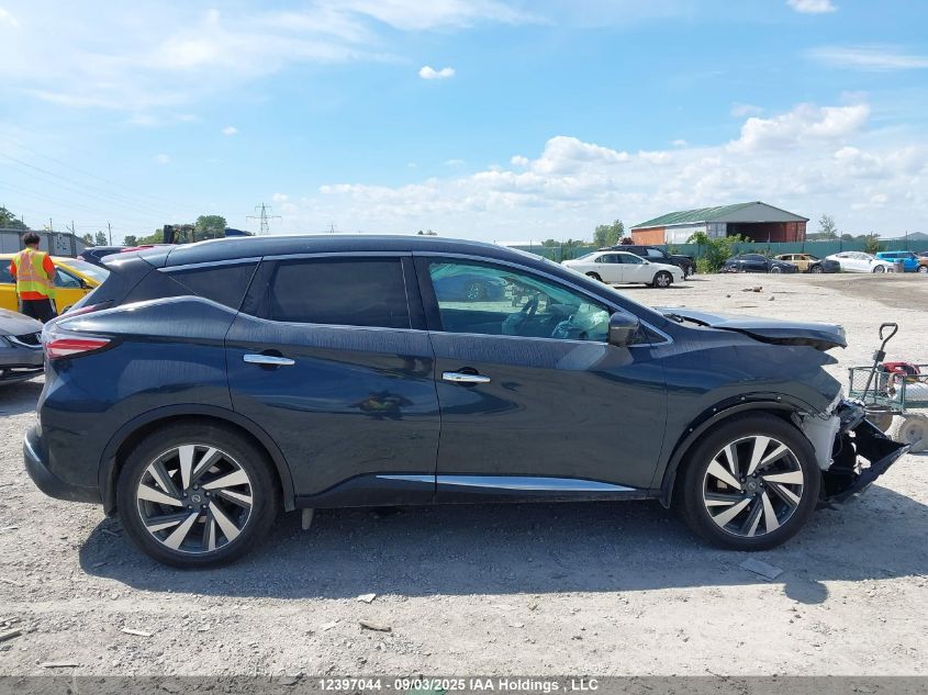 2018 Nissan Murano Midnight Edition/Platinum/Sl/Sv VIN: 5N1AZ2MH0JN172714 Lot: 12397044