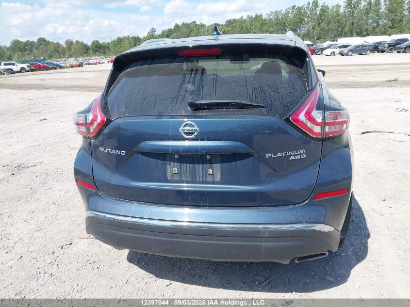 2018 Nissan Murano Midnight Edition/Platinum/Sl/Sv VIN: 5N1AZ2MH0JN172714 Lot: 12397044