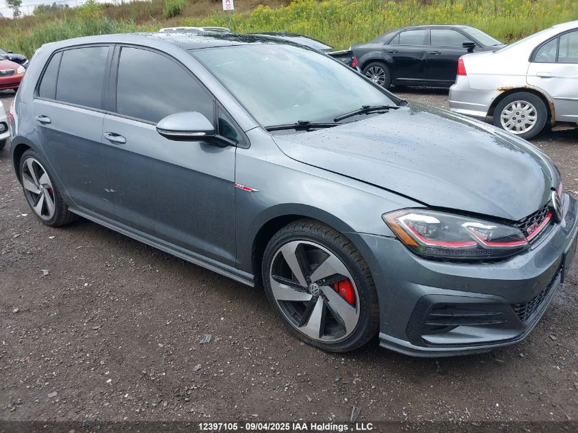 2020 Volkswagen Golf Gti Autobahn VIN: 3VW6T7AU6LM005455 Lot: 12397105