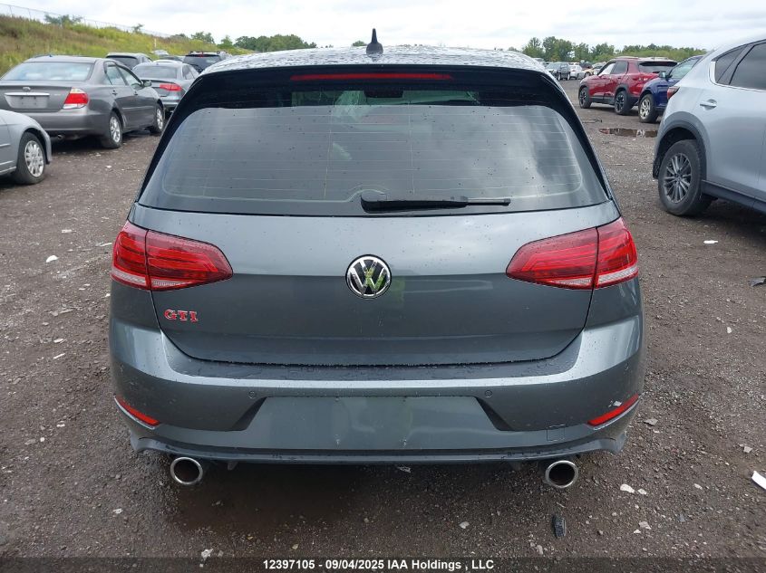 2020 Volkswagen Golf Gti Autobahn VIN: 3VW6T7AU6LM005455 Lot: 12397105