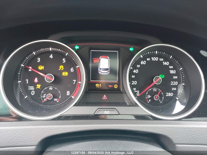 2020 Volkswagen Golf Gti Autobahn VIN: 3VW6T7AU6LM005455 Lot: 12397105