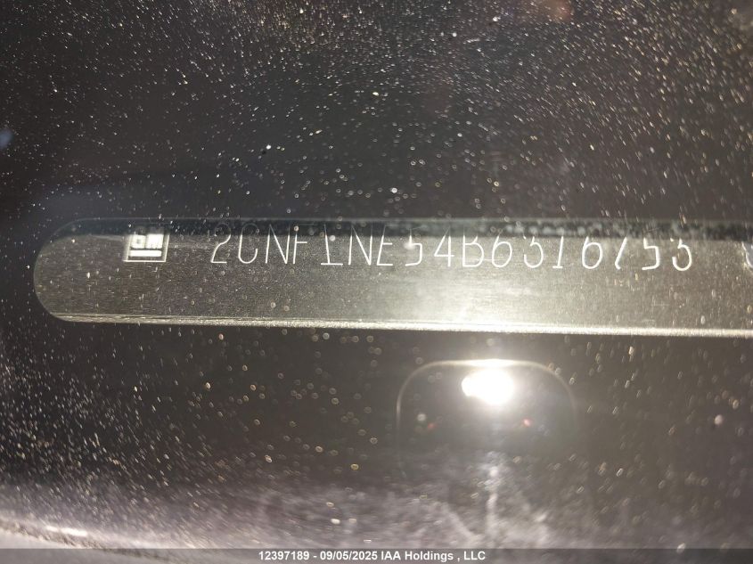 2011 Chevrolet Equinox Lt VIN: 2CNFLNE54B6316753 Lot: 12397189